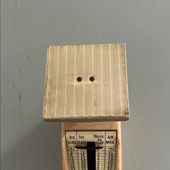 Vintage Postal Scale Petite Pelouze H 4 in L 4 in W 2 in - Picture 7 of 7